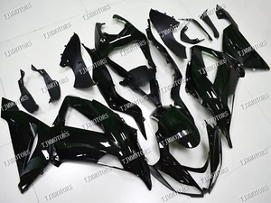 Fit for Ninja ZX-6R 13-18 Glossy Black ABS Injection Mold Bodywork Fairing Kit - Picture 1 of 9