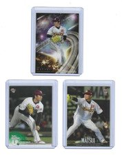Yuki Matsui 2018 BBM (3) Japanese Baseball Cards Rakuten Golden Eagles Closer
