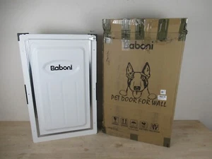 XL Baboni Pet Door for Wall Steel Frame and Telescoping Tunnel Up to 220 Lbs - Picture 1 of 13