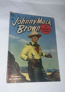 Johnny Mack Brown #3 1950-Dell-1st issue-Jesse Marsh XF - Picture 1 of 3