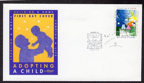 2000 Adoption Stamp (Scott 3398) - Artmaster FDC OS447 Cover