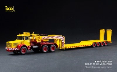 IXO 1/43 TTR028 BERLIET TBO 15 M3 6x4 1960 Handling Mch. Porte Engin jaune/rouge - Immagine 1 di 4