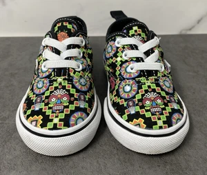 Vans Schnürschuhe Kleinkind Dia De Los Muertos leuchten im Dunkeln Größe 5,5 - Bild 1 von 6