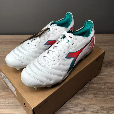 DIADORA WOMENS BRASIL ELITE GR LT W LP12 SOCCER CLEATS SIZE 8 NEW IN BOX $115 - Image 1 of 4