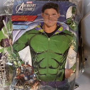 Avengers Marvel Hulk Halloween Hoodie Erwachsene Small Medium SM Med Cosplay Reißverschluss - Bild 1 von 3