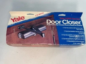 YALE V2302BC Door Closer Automatic Quiet Reversible Non-hold Open 2300 Series - Picture 1 of 2