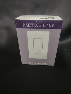 Lutron Maestro 0–10 V Dimmer Sensor Switch MS-Z101-WH