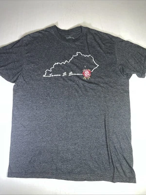 Camiseta Jim Beam Whiskey Para Hombres XL Manga Corta Gris Oscuro Bourbon Kentucky  Foto 1 de 4