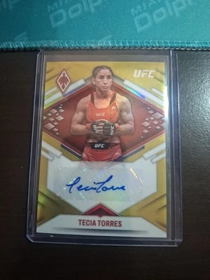 2022 UFC Chronicles Phoenix Autographs Tecia Torres #PX-TTS Gold /10 (AU) rare - Image 1 of 2