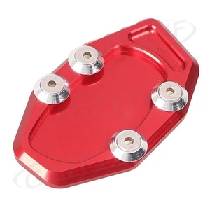 1x Side Stand Kickstand Plate Pad Fit Yamaha R25 2013-2015 2014 R3 2015-2016 Red - Picture 1 of 4