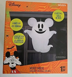 Disney Gemmy Halloween aufblasbare Mickey Mouse Geist 3,5 Fuß leuchtet - Bild 1 von 2
