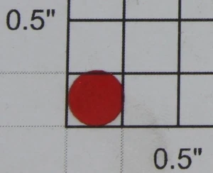 Lionel 262-1 Standard Gauge 262/385/392 1/4" Red Boiler Front Lenses (2) - Picture 1 of 1