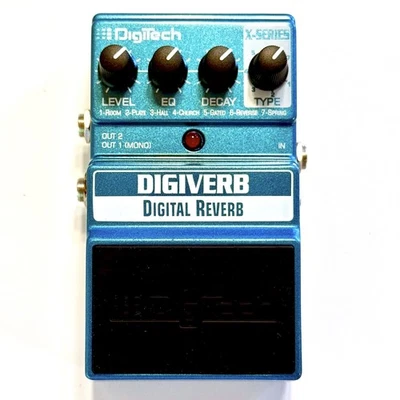 Digitech X-Series XDV DigiVerb Stereo Digital Reverb Guitar Pedal *CLEAN - Image 1 of 4