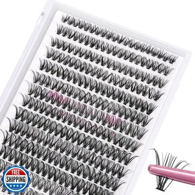 280 Pcs Individual Lashes 30D-D-0.07-14 Cluster Lashes 10D 20D C D Curl Wispy - Image 1 of 4
