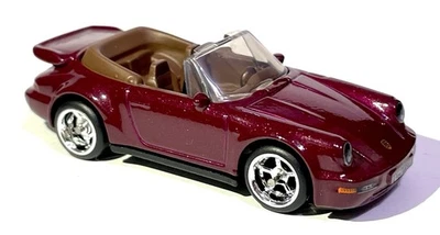 Hot Wheels Custom Made Real Rider Chrome 🛞Porsche 911 Turbo Cabriolet Diecast - Image 1 of 4