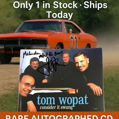 Tom Wopat Signed CD Consider It Swung Dukes of Hazzard Jazz Vocal Swing Rare - Image 1 of 4