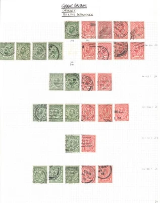 GB GV SHADES USED COLLECTION, 2 PAGES (939A) — 第 1/2 张图片