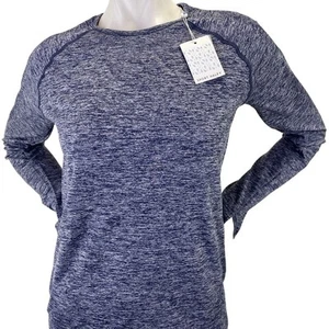 Sport Haley Damen LS neu mit Etikett blau Fallon Rundhalsausschnitt Golf sportlich Outdoor Top Größe S - Bild 1 von 15