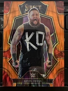 2023 WWE Select Kevin Owens Orange Flash Premier Level #169 KO Prizm SP - Picture 1 of 2