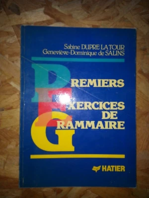 premiers exercices de grammaire CE1 cahier d'exercices vierge Hatier édit 1987 - Photo 1/4
