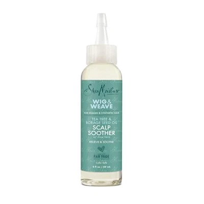 SHEA MOISTURE Scalp Soother Oil Serum for Wig & Weave Tea Tree & Borage Seed-NEW - Image 1 of 4