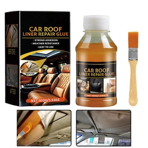 Car Roof Liner Repair Glue 100ml Heavy Headliner Adhesive Fast Dry Glue Liquid - Picture 1 of 12