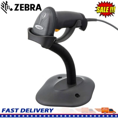 Motorola Zebra Symbol LS2208-SR20007R-NA Barcode Scanner Reader Kit W/ USB Cable - Image 1 of 4