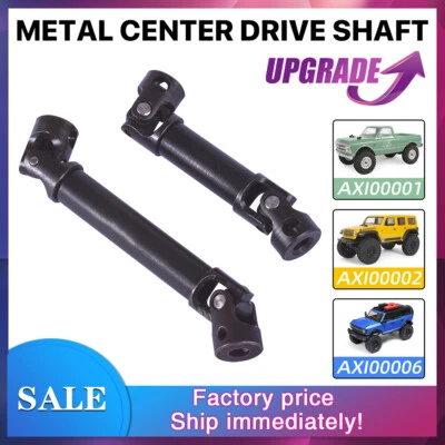 Steel Center Drive Shaft for 1/24 RC Crawler Axial SCX24 Upgrades C10 JLU Bronco - Image 1 of 4