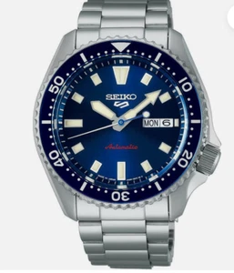 Seiko 5 Five Sports SRPL83 SKX Automatic Watch 100m Blue Dial Made in Japan - Picture 1 of 6
