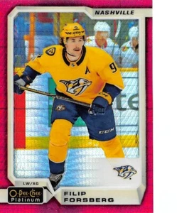 2018-19 O-Pee-Chee Platinum Red Prism #56 Filip Forsberg/199 - Imagen 1 de 2
