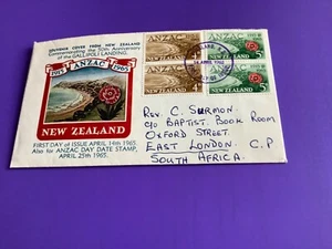New Zealand - 1965 Anzac Day 50th Anniversary Gallipoli Landing FDC - Picture 1 of 3