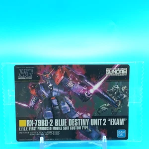 Tarjeta Gundam RX-79BD-2 UNIDAD DESTINO AZUL 2 "EXAMEN" Nº234 Bandai Hecha en Japón - Imagen 1 de 2