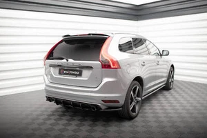 Difusor de aletas de aproximación trasera para Volvo XC60 R-Design Mk1 FL negro brillante - Imagen 1 de 8