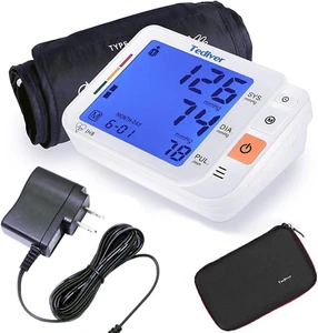 Digital Blood Pressure Monitor, Large Cuff 0.7-1.3 Feet, Electric Upper Arm B... - Picture 1 of 12