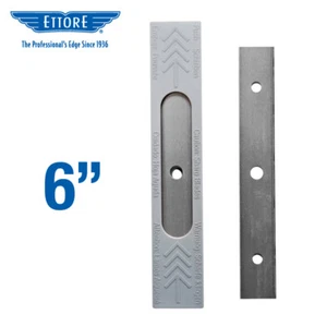 Hojas raspadoras de acero inoxidable Ettore de 6 pulgadas / 15 cm Pro + (paquete de 10) - Imagen 1 de 4