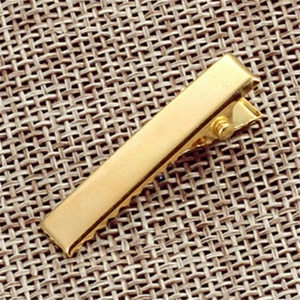 20 pcs Gold Alligator Hair Clips Metal Crocodile Blank Barrette Hair Accessories - Picture 1 of 4