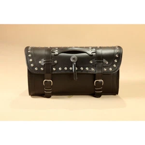 Exklusive Leder Motorrad Satteltasche Gepäcktasche Koffer Luggage Bag 50 cm K04E - Bild 1 von 2