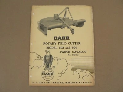 C552 Case Rotary Field Cutter 602 604 Parts Catalog Service Repair List 1959 - Image 1 of 2