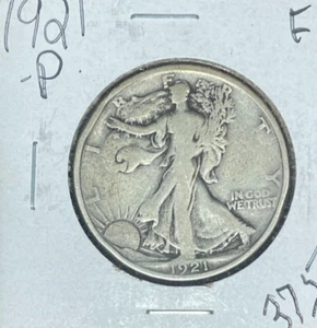 Medio dólar de plata Walking Liberty 1921 ~ fino ~ bonita moneda ~ - Imagen 1 de 2