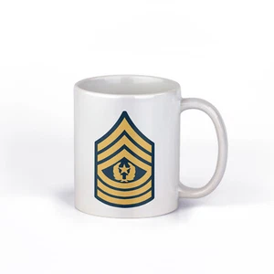 United States Army Command Sergeant Major CSM E-9 Rank Insignia 11-Ounce Mug - Picture 1 of 1