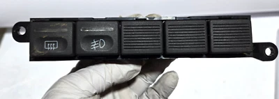 93-97 FORD PROBE II GT DESCONGELACIÓN TRASERA LUZ ANTINIEBLA INTERRUPTOR BISEL MOLDURA PANEL OEM Foto 1 de 4