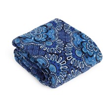 New Vera Bradley Throw Blanket Blue Tapestry