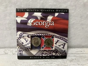 US Minted Quarter Dollar Georgia  Numbered Coin Set Sealed 4 Of 50 - Picture 1 of 4