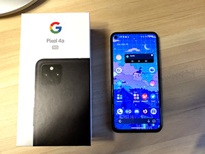 Google Pixel 4a 5G G025E - 128GB - Just Black (Unlocked) (Single SIM) with Box