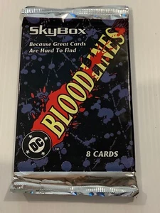 DC Bloodlines Trading Cards 1993 Pack Of 8 Cards Skybox DC Comics - Picture 1 of 3