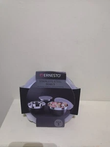 Ernesto 3er Set Edelstahl Schüsseln 14 cm 16 cm 18 cm schwarz - Bild 1 von 7