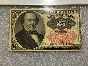 25 Cents Fifth Issue Fractional Currency ~ Red Seal ~ PCGS EF 40 - Picture 1 of 7