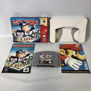 Monopoly N64 Nintendo 64 Complete CIB Authentic! GREAT Condition!