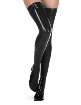 Latex Long Stocking Thigh-highs Socks Customized 0.4mm - Image 1 of 4