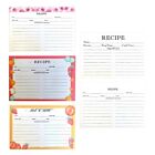 50pcs Blank Recipe Cards with Lines Double Sided Recipe Index Cards